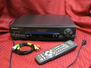 Panasonic PV-9451 Blue Line VCR VHS Player Hi-Fi, w/ Remote,AV cord TESTED WORKS - Picture 1 of 20