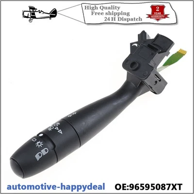 For Peugeot Citroen Turn Signal Indicator Stalk Switch Steering Column Auto Mode - Image 1 of 4