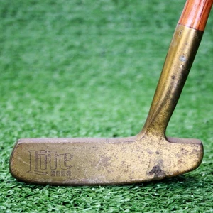 Rare Otey Crisman Miller LITE Beer Model 30H PUTTER Hickory Shaft - Picture 1 of 10
