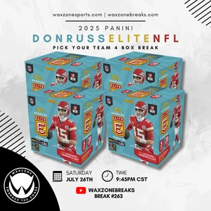 New Orleans Saints 2025 Donruss Elite Football Hobby 4 Box Break #263 - Foto 1 di 6