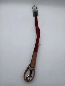 Wainwright's Retraced Roots Dog Lead Real Leather Trim Red 102cm - Picture 1 of 3