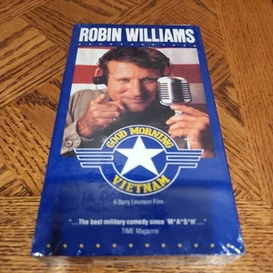 Good Morning Vietnam 1987 Robin Williams Comedy Movie VHS Sealed 1st Release - Picture 1 of 6