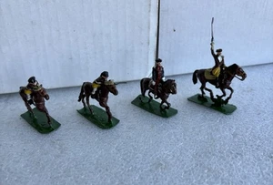 4 George Washington & Officers SAE (Ingenieros Suecos Africanos) Toy Lead Soldiers - Imagen 1 de 7