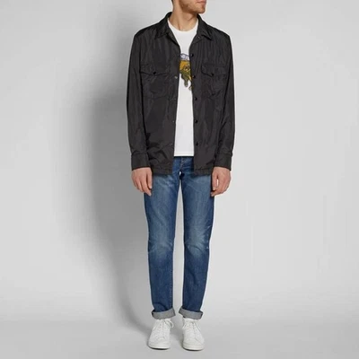 RAG & BONE Heath Shirt Jacket Nylon Black {2C47} - Image 1 of 4