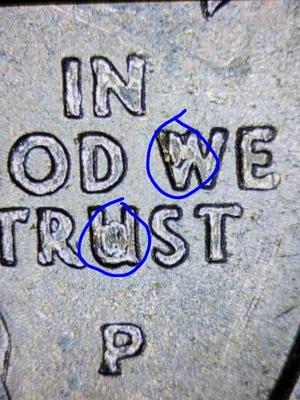 2005-P 25c Kansas State Quarter Error Die Break 2 Chips & Strike Through Grease - Image 1 of 4