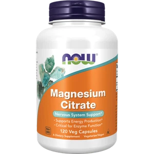 NOW Foods Magnesium Citrate 400 mg 120 Veg Caps - Picture 1 of 2
