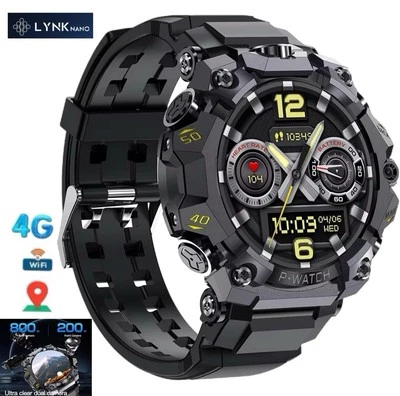 4G Sim Card SmartWatch 8+128G Dual Cameras Amoled Screen GPS Video Call,1150 mAh - Image 1 of 4