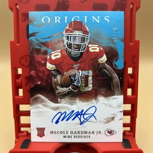 2019 Panini Origins Mecole Hardman Jr. Rookie RC On-Card Auto Blue Ink 5/25 - Bild 1 von 3