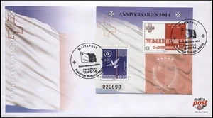 Malta 2014. Anniversaries 2014 (Mint) First Day Cover - Picture 1 of 1