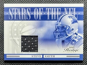 2006 Playoff Prestige Stars of the NFL Jerseys #10 Steve Smith Jersey Jaguars - Imagen 1 de 2