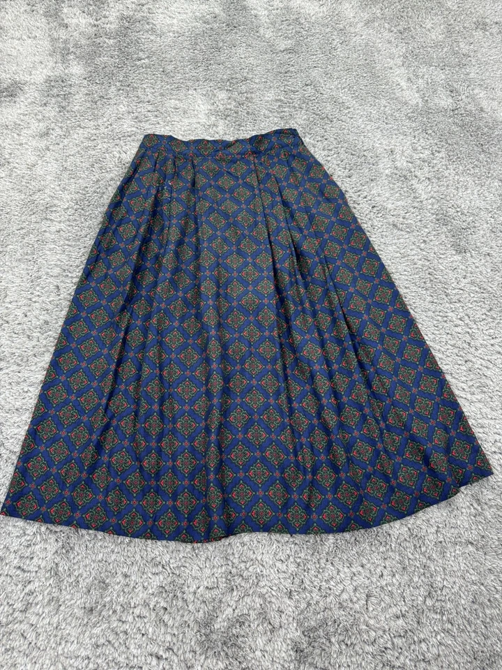 Falda Pendleton Mujer 6 Geométrica Floral Plisada Línea A Cachicho Hada De Colección Años 90 Foto 1 de 4