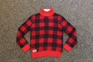 New Polo Ralph Lauren Boy's Wool Blend 1/4 Zip Pullover Sweater - MEDIUM (10-12) - Picture 1 of 3