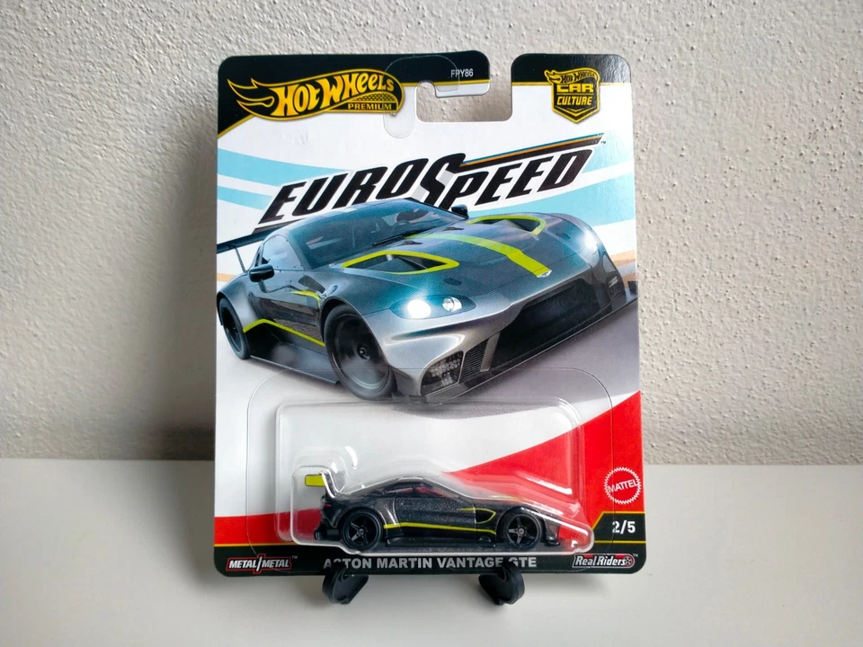 ASTON MARTIN VANTAGE GTE HOT WHEELS MATTEL 1/64 EURO SPEED CAR CULTURE 2025 - Immagine 1 di 4