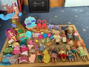 Large Joblot Mini Vintage Barbie Dolls, Kelly/ Simba, With Clothes/ Accessories - Picture 1 of 20