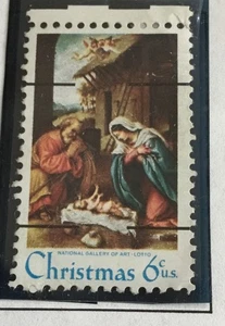 Belén 1970 de Lorenzo Lotto 6c sello de Estados Unidos - Imagen 1 de 1