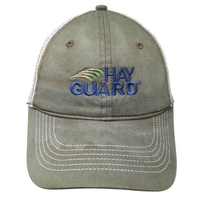 Hay Guard Strapback Trucker Hat Green One Size Mesh Back District - Imagem 1 de 4