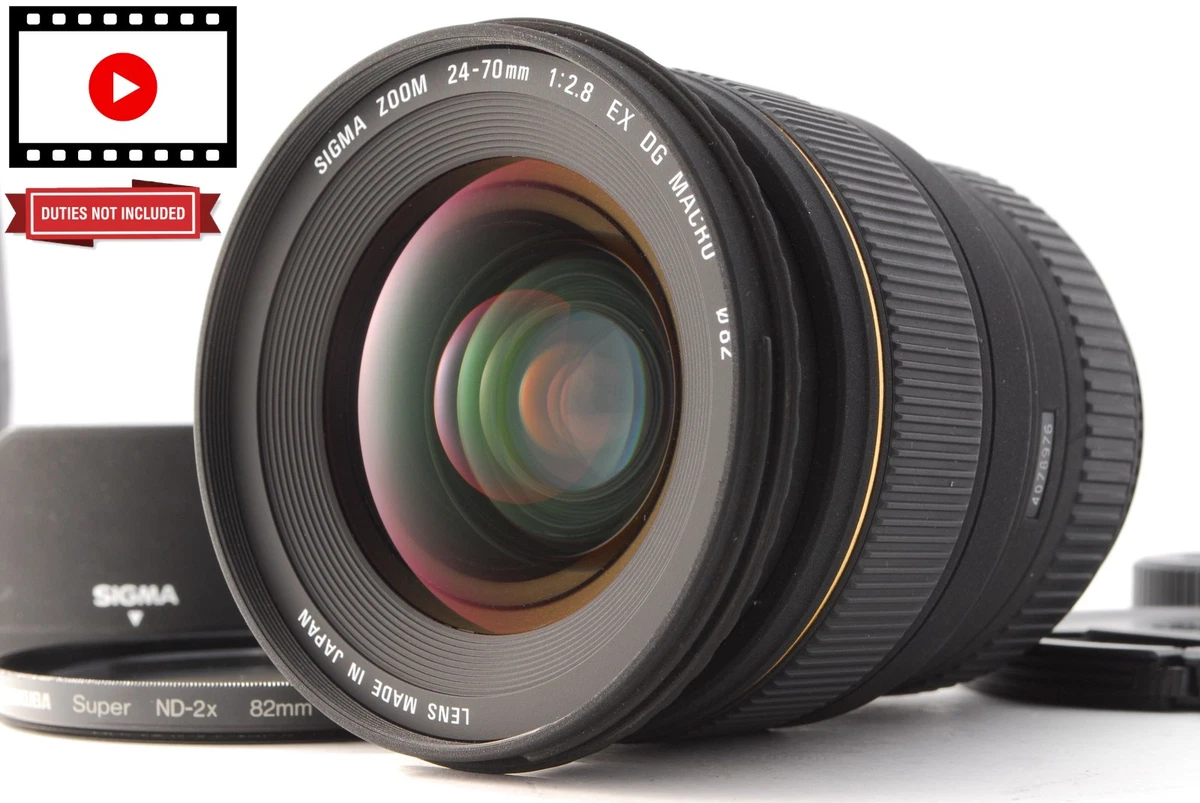 Sigma EX f/2.8 Camera Lenses 24-70mm Focal for sale - eBay