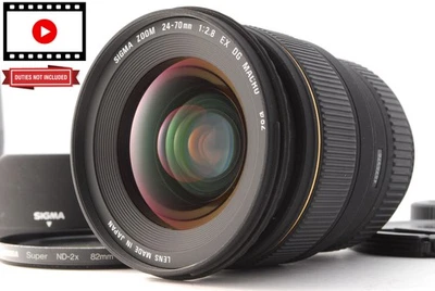 [Top MINT w/ Hood] SIGMA 24-70mm f/2.8 EX DG MACRO Lens Nikon F Mount From JAPAN - Image 1 of 4