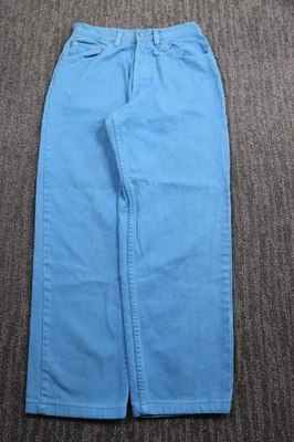Pantalones de mezclilla vintage años 80 polo para mujer con botones tiro alto talla 28 (28x27) Unión EE. UU. Foto 1 de 4