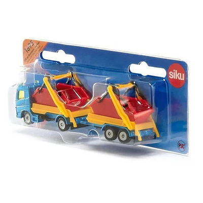 SIKU 1695 CAMION CON CASSONE E RIMORCHIO - Immagine 1 di 2