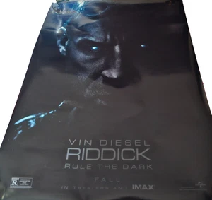 27"x40" Chronicles of Riddick original 2 Sided cinema FILM   poster-Vin Diesel - Bild 1 von 2