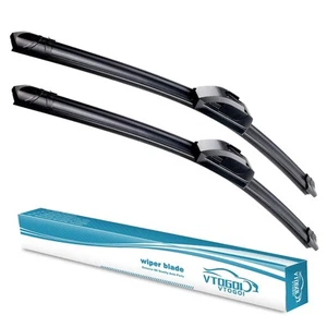 20 Inch J Hook Windshield Wiper Blades Natural Rubber Aerodynamic Design 12 M... - Picture 1 of 5