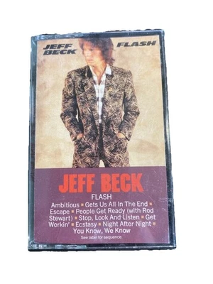 1985 Jeff Beck Flash Cassette Tape Epic Records Rod Stewart CBS incorporated - Image 1 of 4