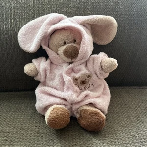 Ty "Love to Baby" 2004 hellbraun Teddybär abnehmbar rosa Häschen PJ’s 7" *lesen* - Bild 1 von 15