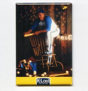 GAYLORD PERRY / K-LORD 2" x 3" POSTER FRIDGE MAGNET (mlb 1986 vintage atlanta) - Picture 1 of 5