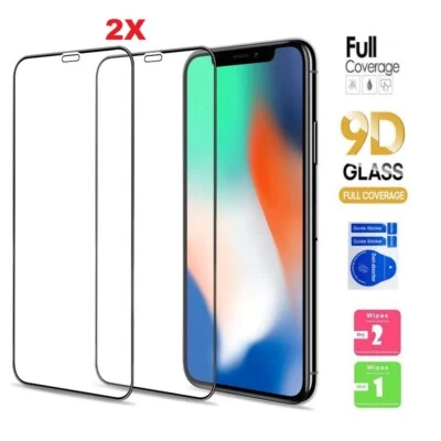 2-Pack Tempered Glass Screen Protector For iPhone 6S 7 8 X XR 11 12 13 Pro Max - Bild 1 von 4