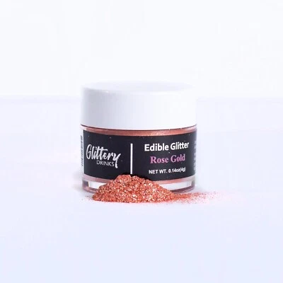 Glittery Drinks Rose Gold Shimmer Dust - Image 1 of 4