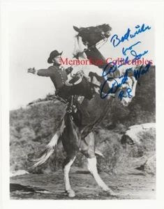 THE RANGE RIDER Dickie Jones SIGNED Autographed 8x10 B&W Photo - Picture 1 of 1