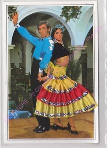 Postcard Embroidered Bordada Folklore 28 - Picture 1 of 2