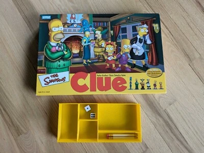 Simpsons Clue Board Game - Improved, Custom, Game Piece Organizer - Image 1 of 4