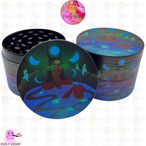 50mm Villain Metal 4Part Herb/Tobacco Magnetic Grinder Gift - Picture 1 of 6