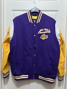 G-III Lakers Los Angeles 17 Time NBA Finals Champions Bomber Jacket Men's Sz XXL - Picture 1 of 8