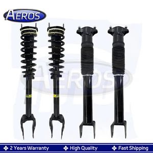 4Pcs Front Rear Shock Struts Assys Fit Mercedes Benz W166 C292 GLE63 AMG ML350 - Foto 1 di 13