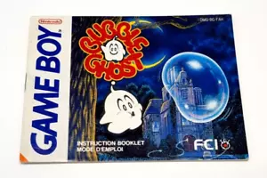 Bubble Ghost Nintendo Gameboy Instruction Booklet Notice FAH - Foto 1 di 3