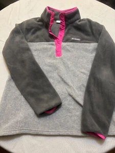 Columbia Sweater Womens X-Large Long Sleeve 1/4 Button Pullover Fleece Outdoors - Picture 1 of 8