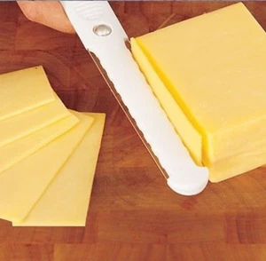 Cheese Slicer Thick & Thin Slices Double Sided Fast Hard Soft Cutter Butter Egg - Picture 1 of 2