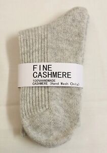 Pure Luxury CASHMERE Bed Socks Soft Warm Perfect Gift 100% Cashmere Cosy Socks
