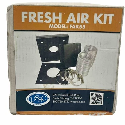 Kit de admisión de aire fresco estufa de pellets/multicombustible compatible FAK55- reemplaza 50FAK Foto 1 de 2