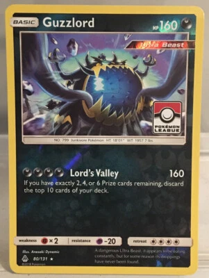 Guzzlord Holo Reverse SM|FL Pokémon League Promo In Never Played Condition! - Image 1 of 2