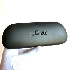 fodero occhiali da sole SILHOUETTE box sunglasses case custodia vintage grigio - Imagen 1 de 4