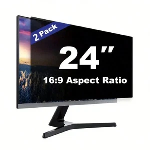 Privacy Screen for 16:9 Monitor, Anti-Glare & Blue Light Filter, Removable - Picture 1 of 19