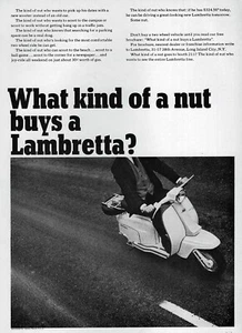 Lambretta LI 150 1965 scooter original anuncio impreso raro - Imagen 1 de 1