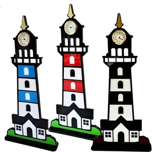 Nautical Lighthouse Clock. Seaside Lighthouse Clock. Nautical Decor. - Picture 1 of 22