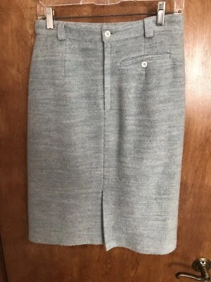 Paul And Joe Skirt, 100% Wool, Blue, Size 40, Made In France - Image 1 of 4