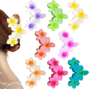8 piezas pinzas para el cabello flores pinzas para el cabello mujer pinzas para el cabello flores - Imagen 1 de 7