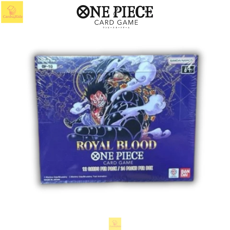One Piece OP10 Royal Blood Box Display Sealed New Card English OP-10 Bandai OVP - Immagine 1 di 1